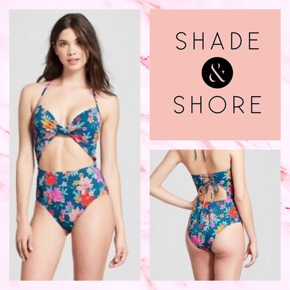 🎀CLEARANCE🎀 💖👙Shade & Shore Floral One Piece Swimsuit